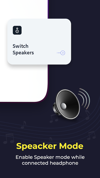 Audio Switch Disable Headphone - Image screenshot of android app