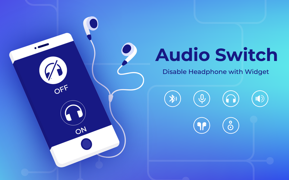 Audio Switch Disable Headphone - Image screenshot of android app