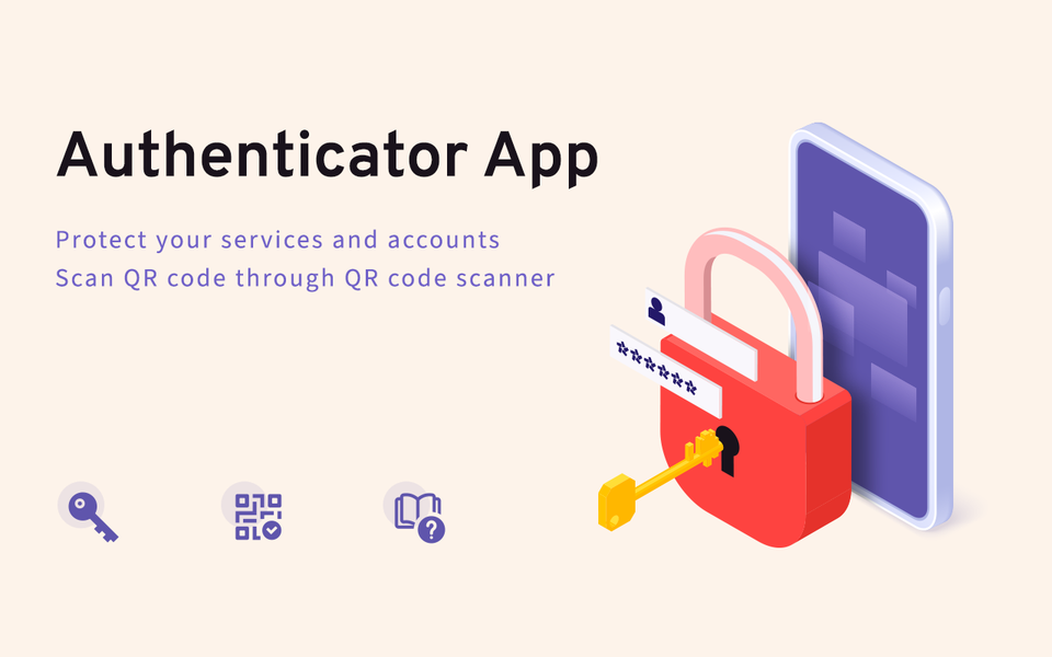 Authenticator App - عکس برنامه موبایلی اندروید