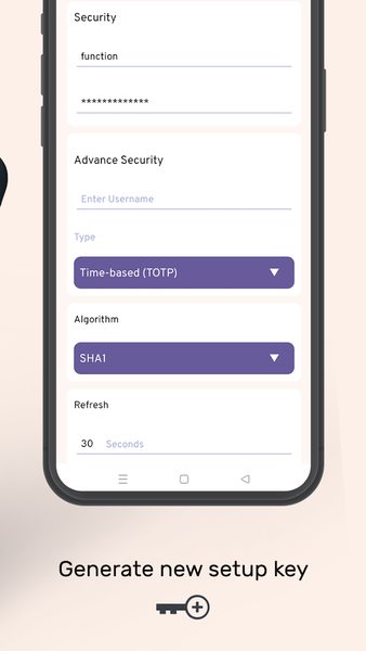 Authenticator App - عکس برنامه موبایلی اندروید