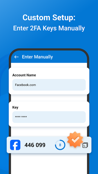 Authenticator App - ۲FA - عکس برنامه موبایلی اندروید