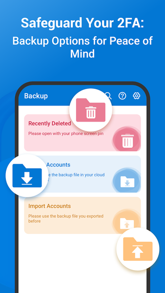 Authenticator App - ۲FA - عکس برنامه موبایلی اندروید