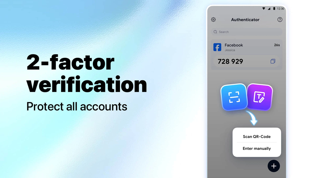 Authenticator - Authkey ۲FA - عکس برنامه موبایلی اندروید