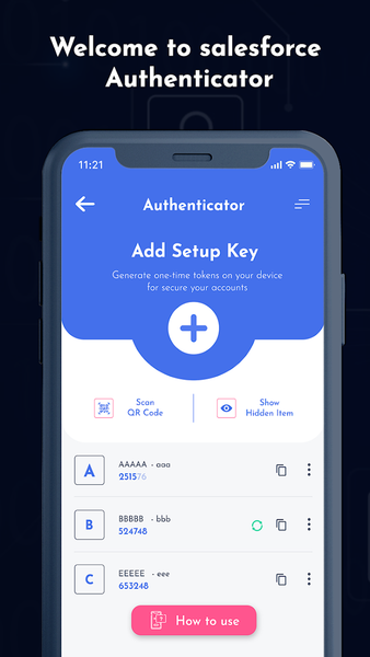 Authenticator App: 2FA Code - Image screenshot of android app