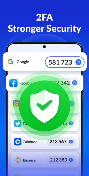 Authenticator App - SafeAuth - عکس برنامه موبایلی اندروید