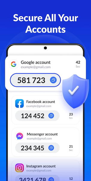 Authenticator App - SafeAuth - Image screenshot of android app