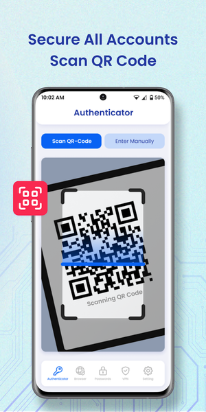 Authenticator Secure ۲FA OTP - عکس برنامه موبایلی اندروید