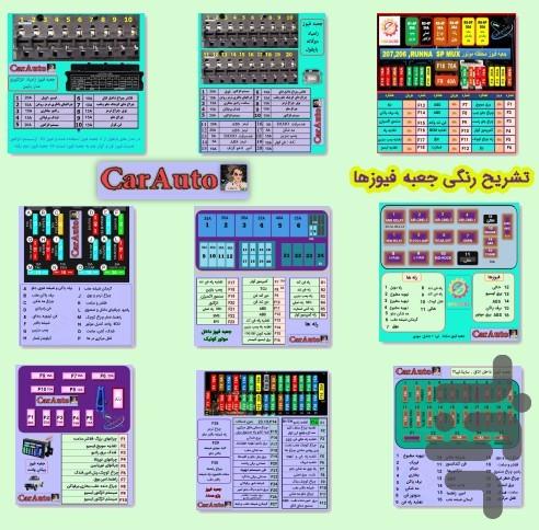 سنسورها،یونیت ها،فیوزها "برق خودرو" - Image screenshot of android app