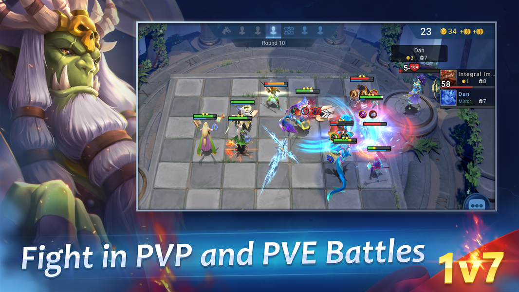 League of Masters: Auto Chess - Gameplay image of android game