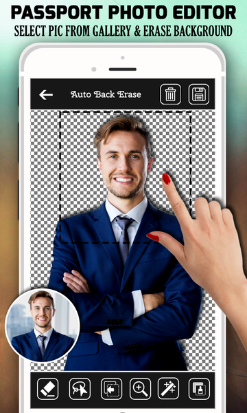 Passport Size Photo Maker - عکس برنامه موبایلی اندروید