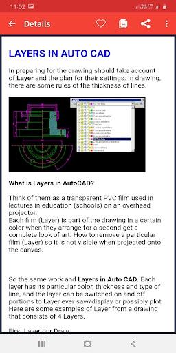 Learn AutoCAD: ۲D, ۳D Tutorial - عکس برنامه موبایلی اندروید