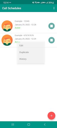 Auto Call Scheduler & Reminder - Image screenshot of android app