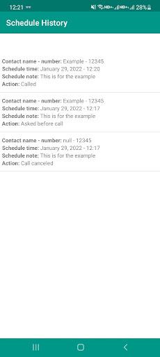 Auto Call Scheduler & Reminder - Image screenshot of android app