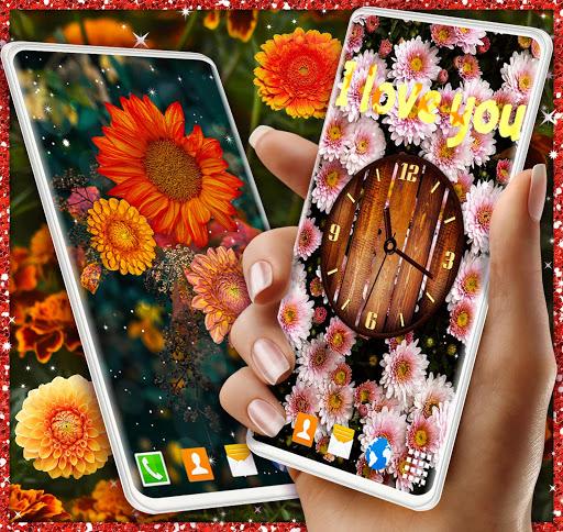 Autumn Flowers Live Wallpaper - عکس برنامه موبایلی اندروید