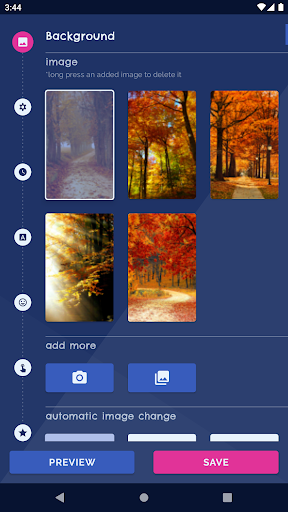 Autumn Leaves Live Wallpaper - Image screenshot of android app