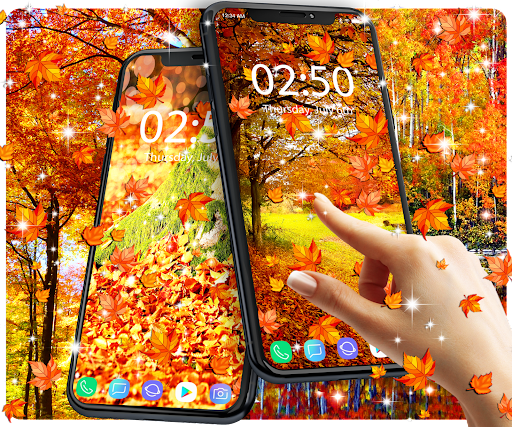 Autumn live wallpaper - Image screenshot of android app
