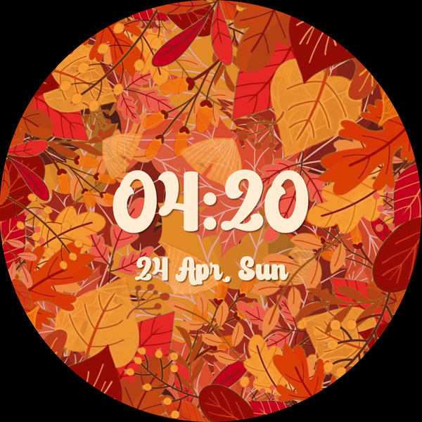 Autumn Watchface: Forest Scene - عکس برنامه موبایلی اندروید