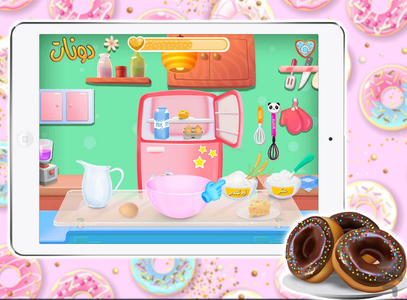 Bake donuts - Gameplay image of android game
