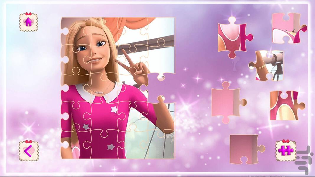 Barbie puzzle game - Gameplay image of android game