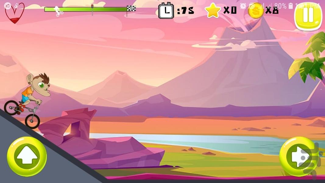 دوچرخه سوار - Gameplay image of android game