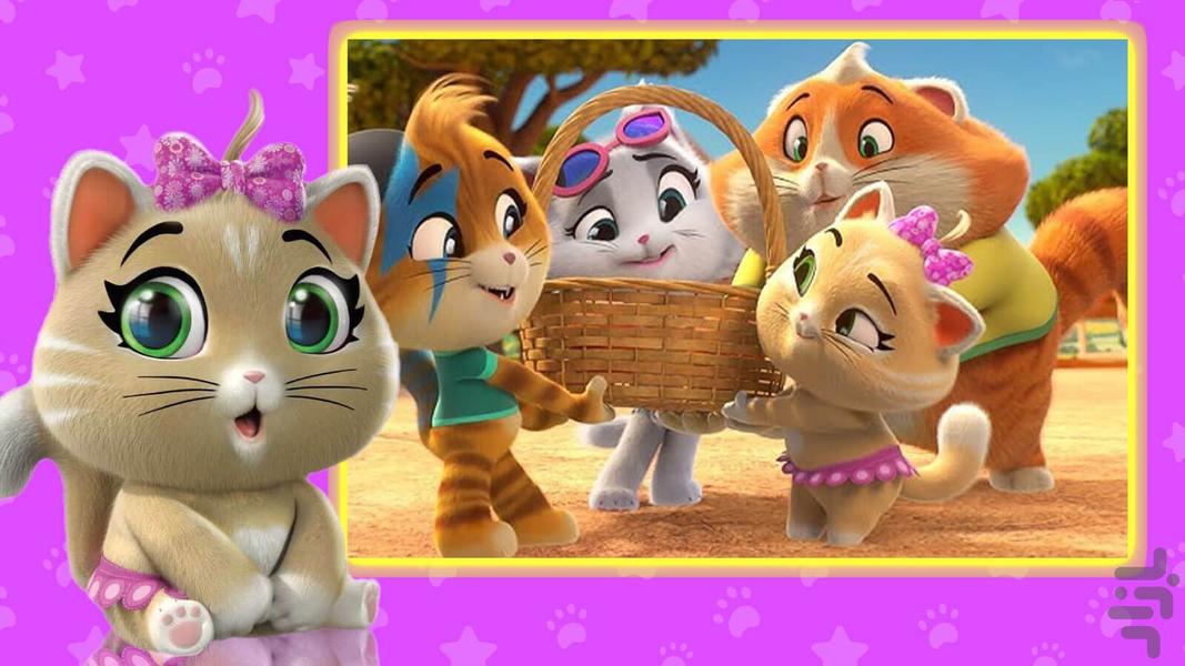 کارتون 44 گربه - Gameplay image of android game