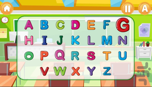 ABC English Alphabet For Kids‏ - Image screenshot of android app