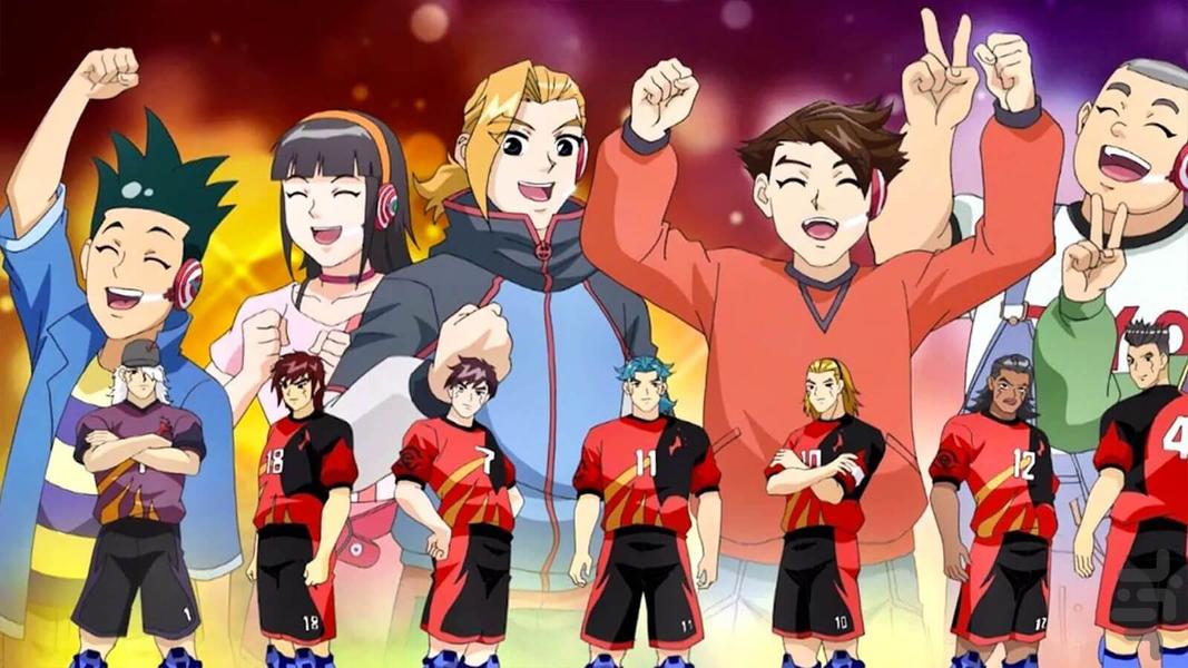 Robot football cartoon - Image screenshot of android app