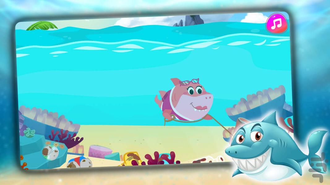 Hero sharks game - Gameplay image of android game