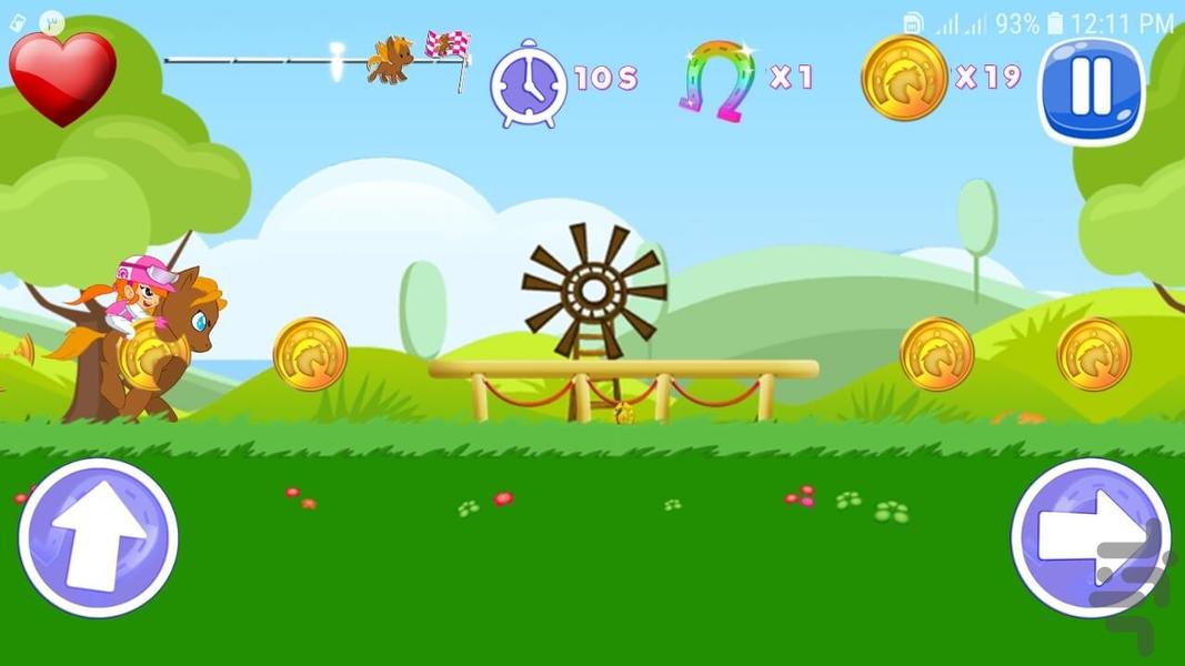 بازی دختر سوارکار بازی دخترانه - عکس بازی موبایلی اندروید