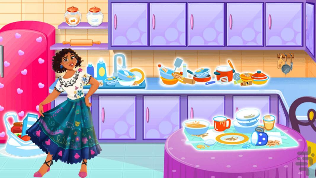 The house shaking game with Mirabel - Gameplay image of android game