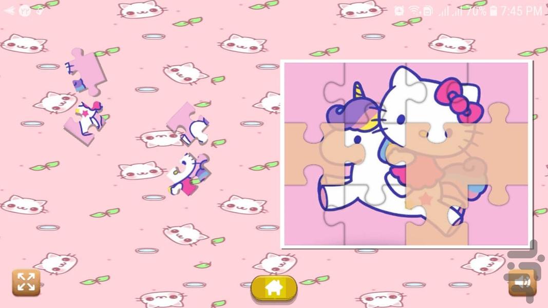 بازی دخترانه پازل کیتی - عکس برنامه موبایلی اندروید