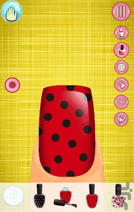 Ladybug Nail Salon - Gameplay image of android game
