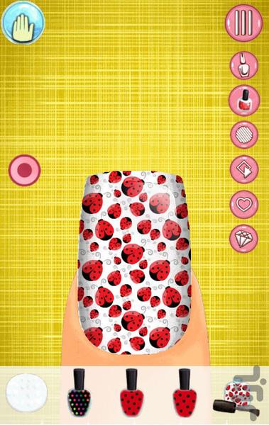 Ladybug Nail Salon - Gameplay image of android game