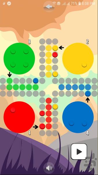 بازی منچ - Image screenshot of android app