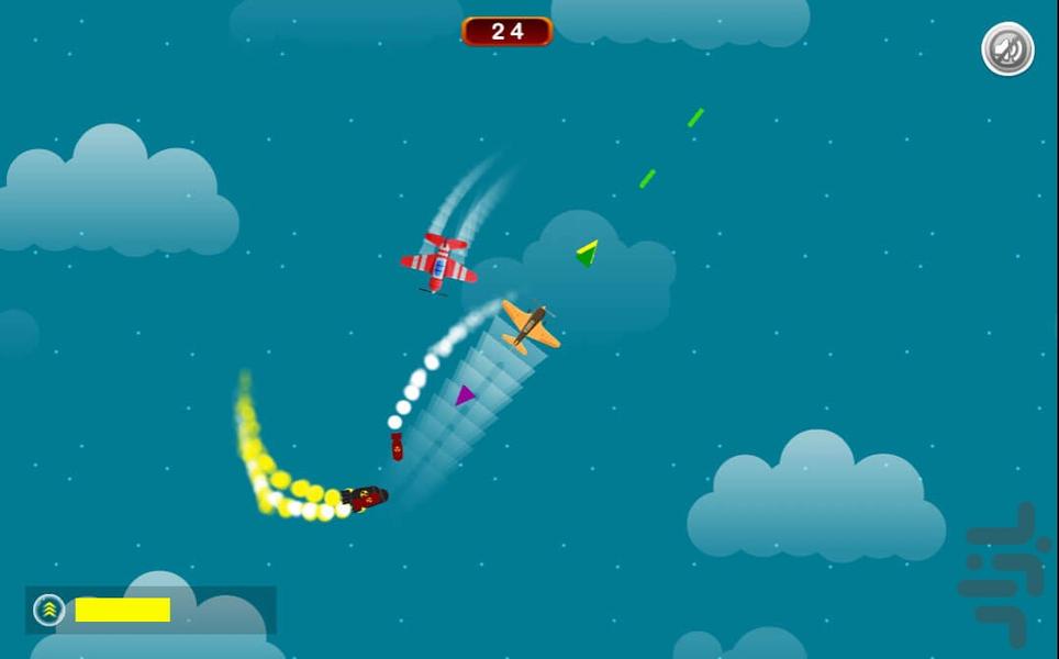 فرار از موشک - Gameplay image of android game