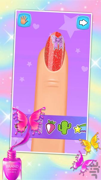 بازی سالن ناخن - Gameplay image of android game