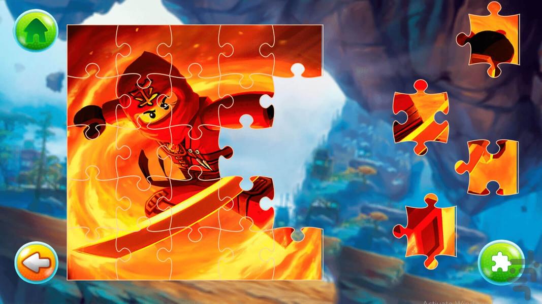 Ninjago puzzle game - Gameplay image of android game
