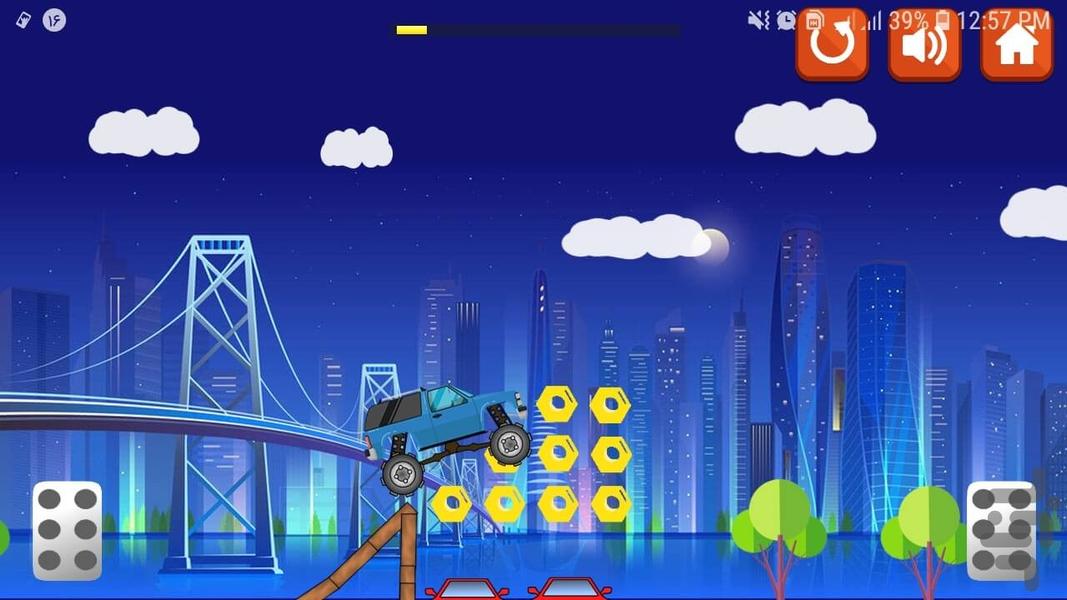 بازی آفرود در شهر ماشین بازی - عکس بازی موبایلی اندروید