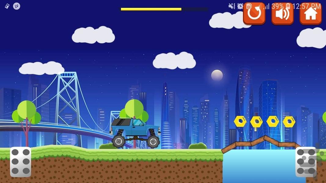 بازی آفرود در شهر ماشین بازی - عکس بازی موبایلی اندروید