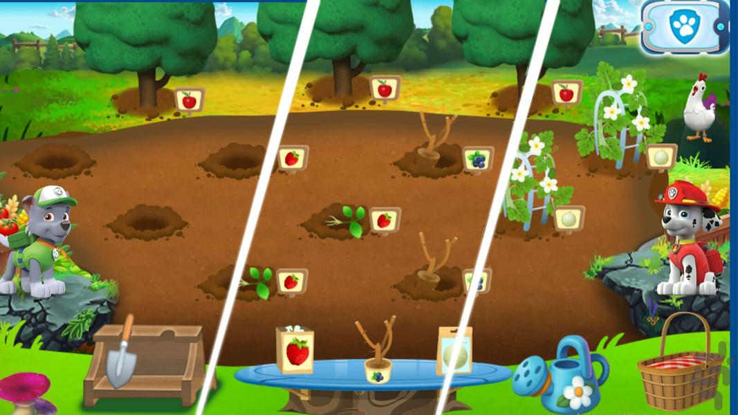 game paw patrol garden - Gameplay image of android game