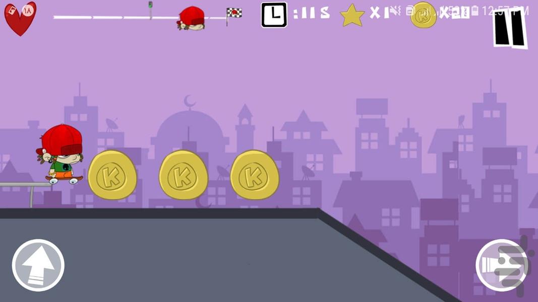 اسکیت سواری - Gameplay image of android game