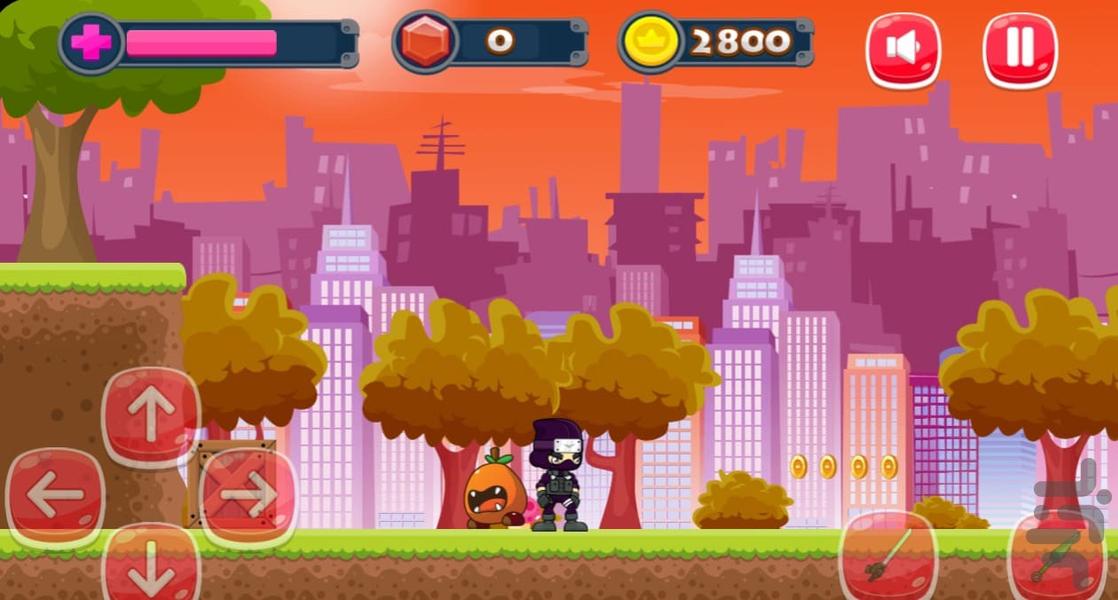 Super Ninja Jump - Gameplay image of android game