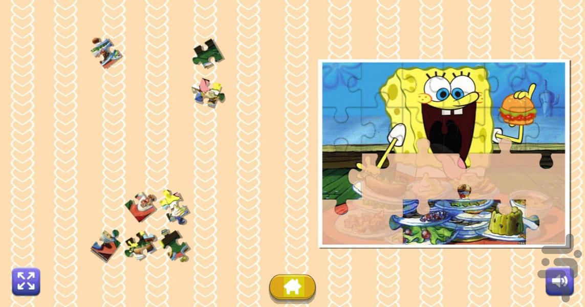 بازی پازل باب اسفنجی - عکس بازی موبایلی اندروید