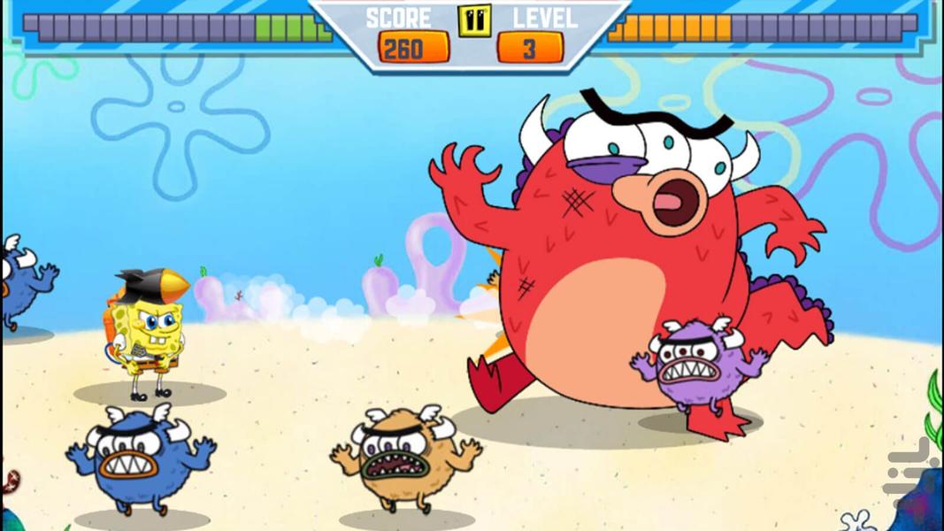 بازی نبرد باب اسفنجی - عکس بازی موبایلی اندروید