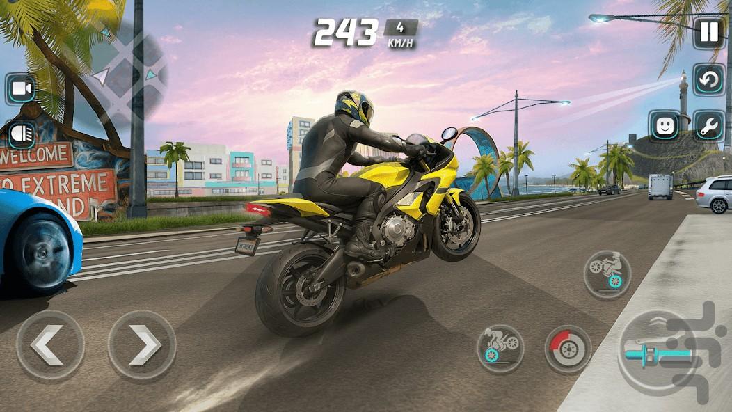 موتور بازی خیابانی - Gameplay image of android game