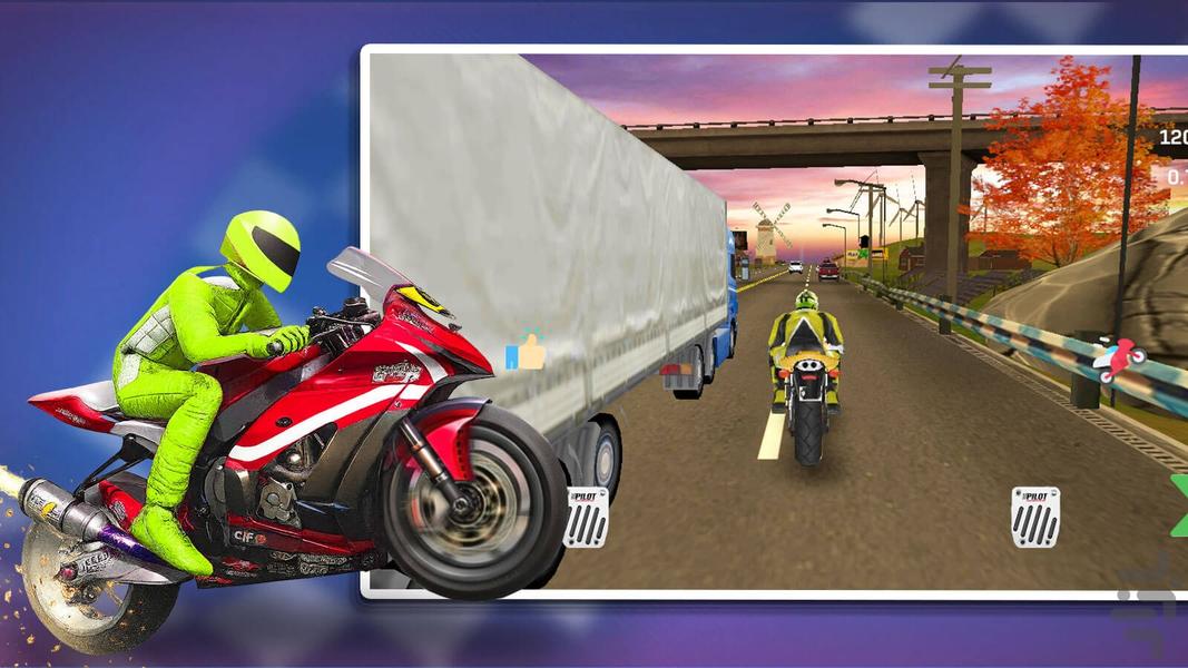 موتور بازی خیابانی - Gameplay image of android game