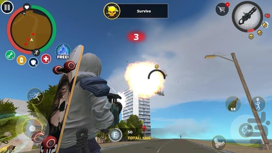 بازی ابر قهرمانان - Gameplay image of android game