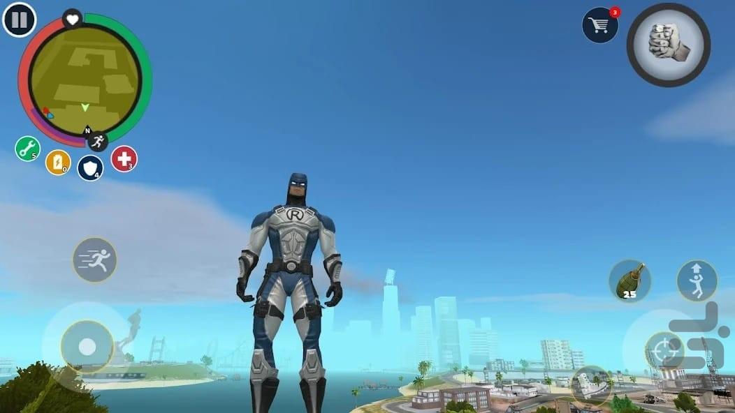 بازی ابر قهرمانان - Gameplay image of android game