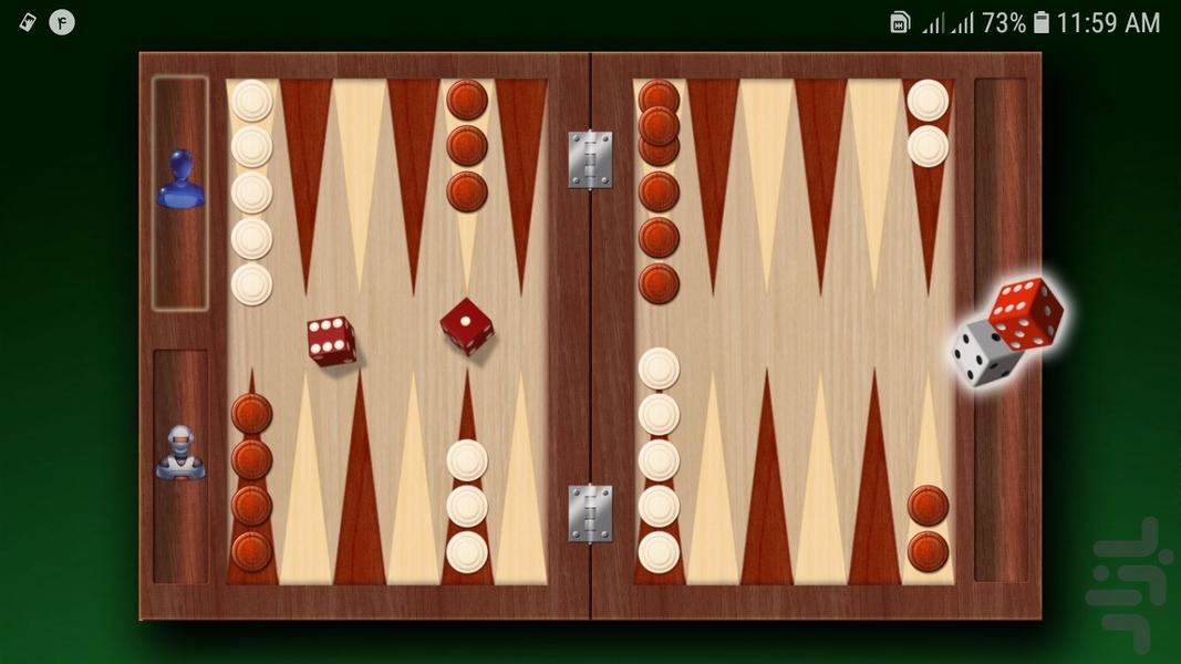 Backgammon - Gameplay image of android game