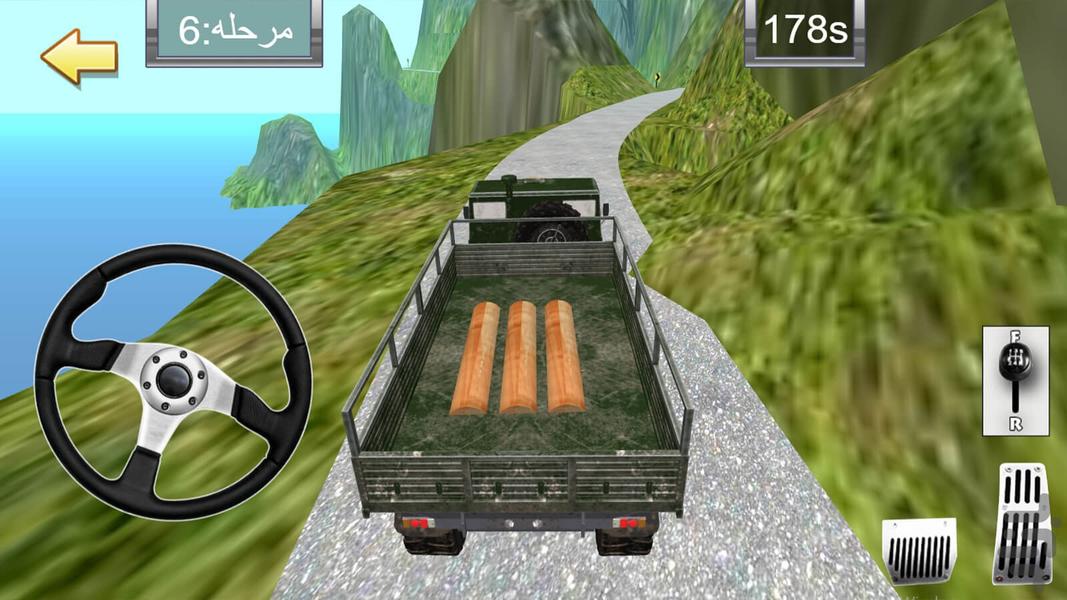 بازی ماشینی کامیون - عکس بازی موبایلی اندروید